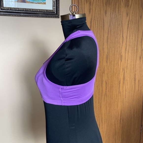 🦄 BCG Purple Racer Back Sports Bra Girls Medium - Picture 2 of 9
